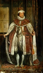 König James I und VI von Schottland (nach Paul van Somer)